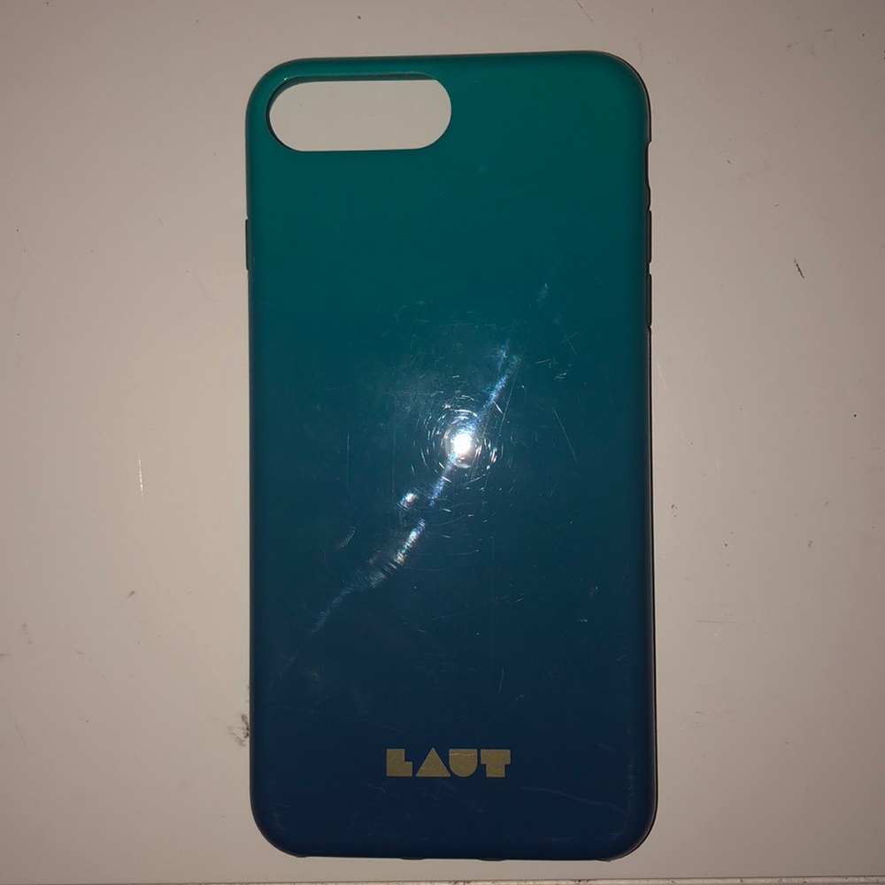 Ombré blue iPhone 8+ case